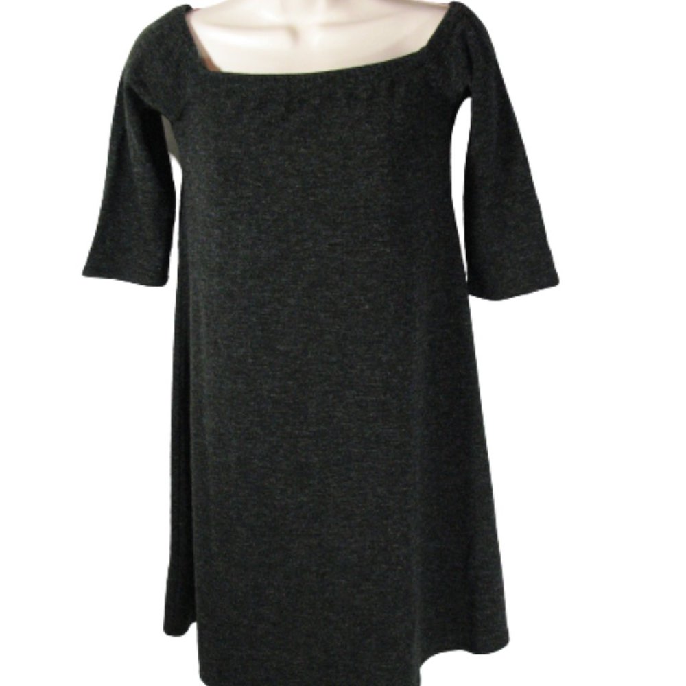Tobi Black Sweater Dress Size XS Women Short Sleeve